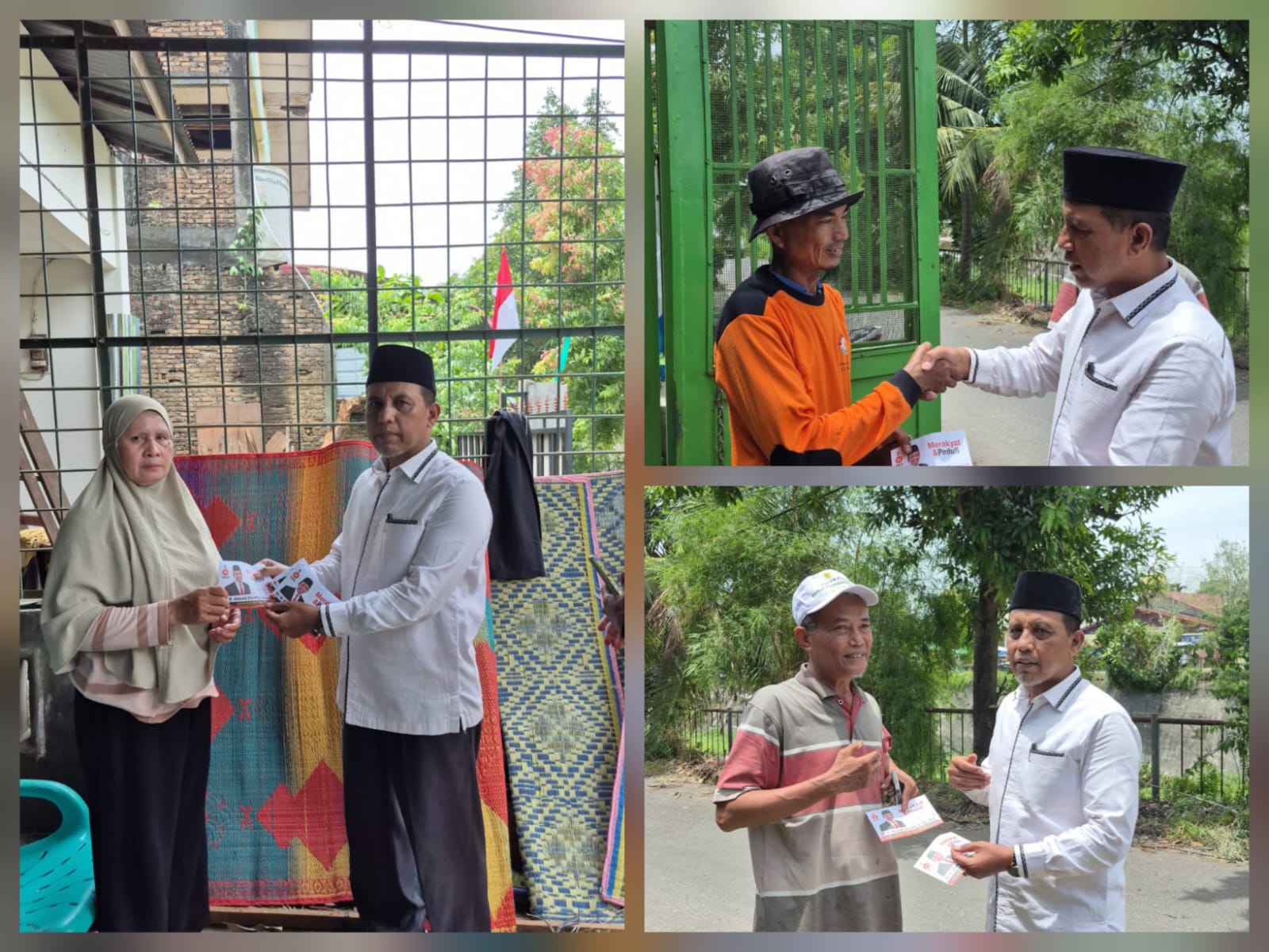 Puting Beliung Porak Porandakan Rumah Warga, Ahmad Darwis Hadir Menguatkan